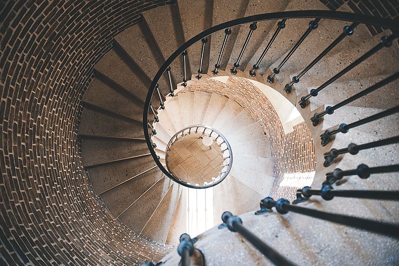 cage escalier immeuble spirale